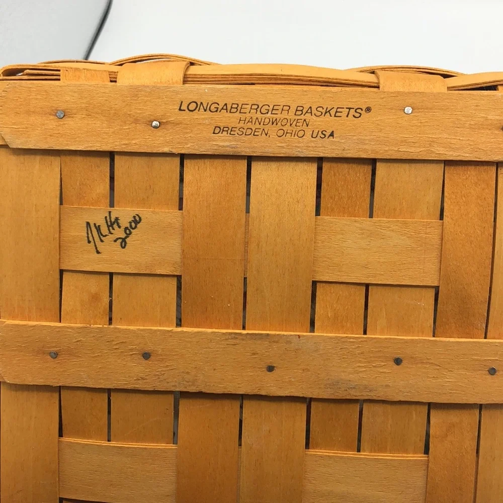 Longaberger 2000 Christmas Collection Deck The Halls Basket Century Celebration